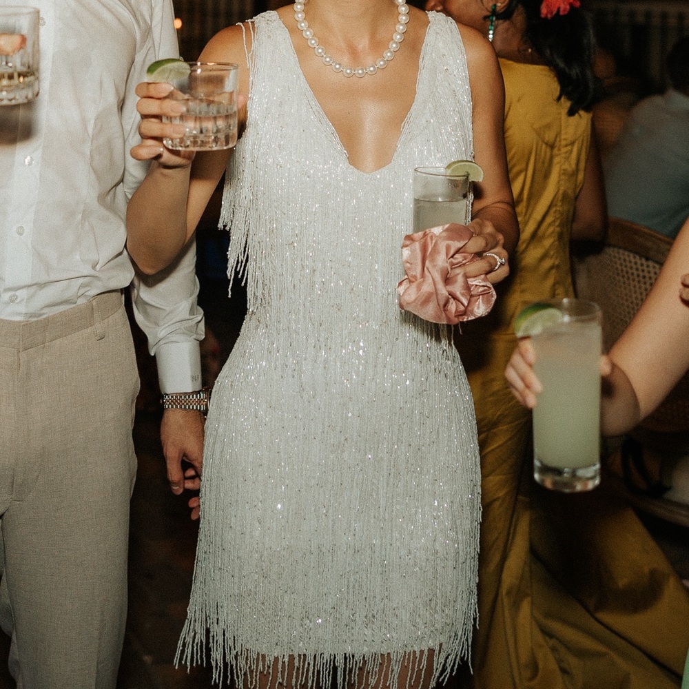 Nadine Merabi Sadie Dress in White XS